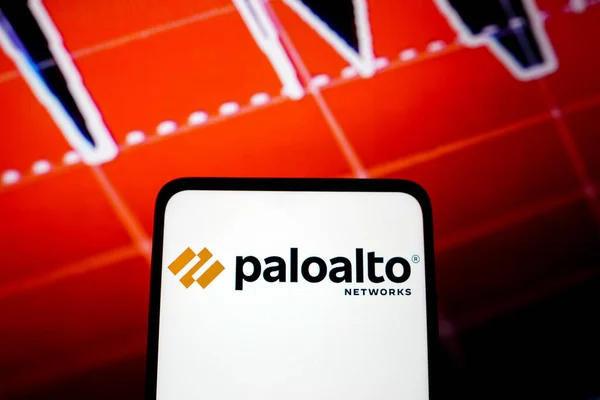 Maja 2022 Brazylia Tym Zdjęciu Logo Palo Alto Networks Inc — Zdjęcie stockowe
