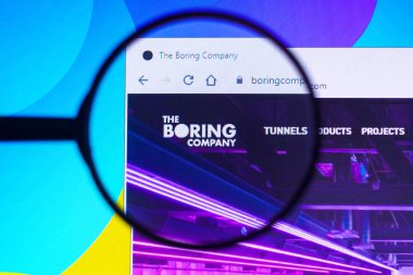 22 Mayıs 2022, Brezilya. Bu resimde Sıkıcı Şirket web sitesinin ana sayfası büyüteçle bilgisayar ekranında görülüyor.