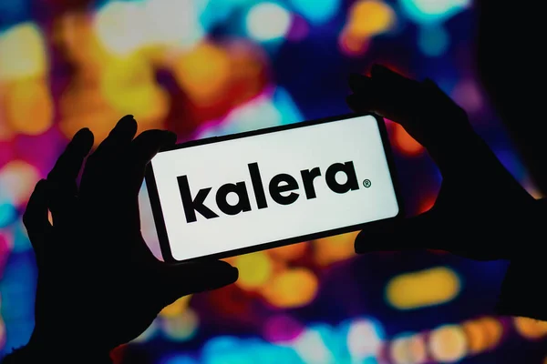 August 2022 Brazil Photo Illustration Kalera Plc Logo Displayed Smartphone — Stockfoto