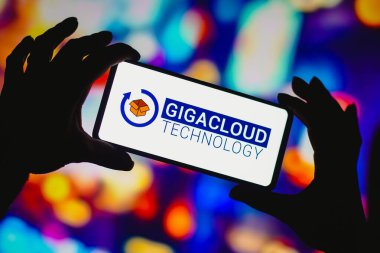 August 19, 2022, Brazil. In this photo illustration, the GigaCloud Technology logo is displayed on a smartphone screen
