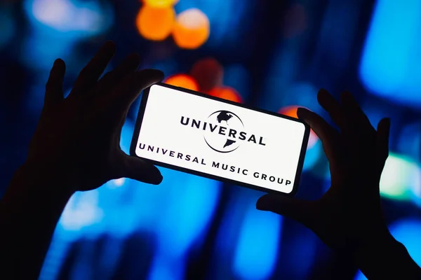 September 2022 Brazil Photo Illustration Universal Music Group Logo Displayed — Stock Photo, Image