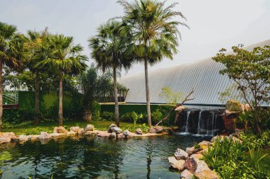 10 Eylül 2022, Brezilya. Bioparque Pantanal 'ın (Pantanal Akvaryumu) Campo Grande, Mato Grosso do Sul' daki iç görüntüsü. Dünyadaki en büyük tatlı su kompleksi olup 32 gölet ve 220 balık türüdür.