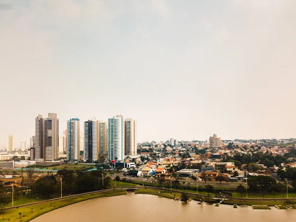 Setembro 2022 Brasil Vista Aérea Parque Das Naes Indgenas Campo — Fotografia de Stock