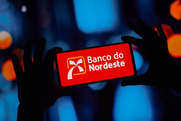 Setembro 2022 Brasil Nesta Foto Ilustração Logotipo Banco Nordeste Brasil — Fotografia de Stock