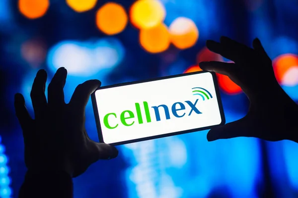 Septembre 2022 Brésil Dans Cette Illustration Photo Logo Cellnex Telecom — Photo