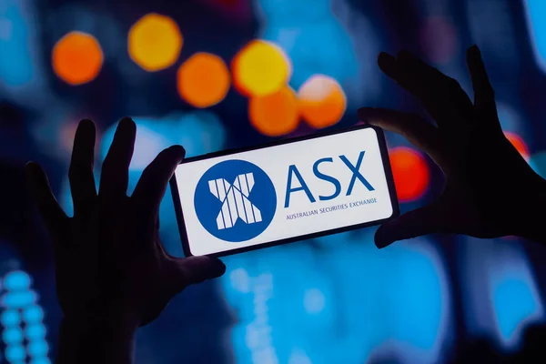 Września 2022 Brazylia Tym Zdjęciu Logo Australian Stock Exchange Asx — Zdjęcie stockowe