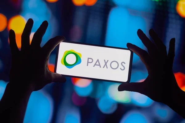 September 2022 Brazilië Deze Foto Illustratie Het Paxos Trust Company — Stockfoto