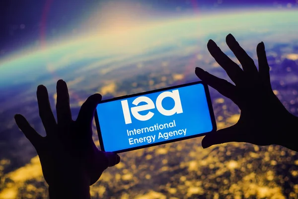 Września 2022 Brazylia Tym Zdjęciu Logo Międzynarodowej Agencji Energii Iea — Zdjęcie stockowe