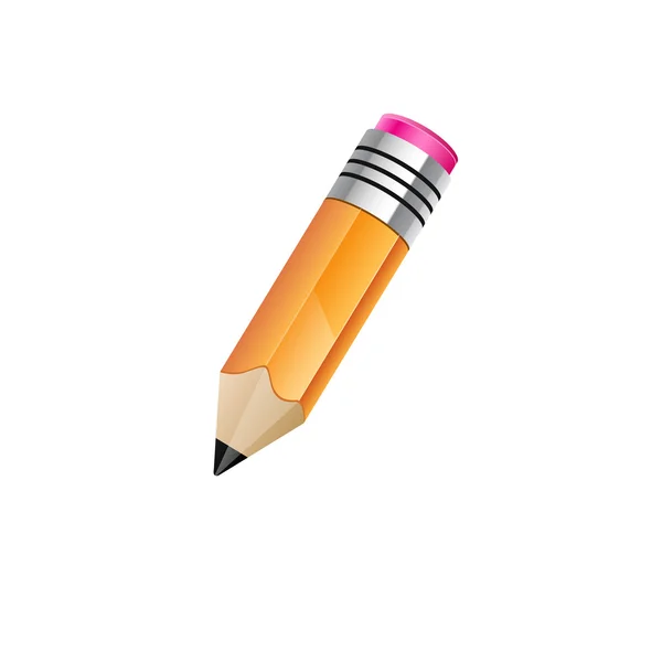 Yellow pencil — Stock Vector