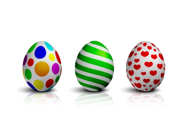Collezione illustrazione vettoriale delle uova di Pasqua Grafiche Vettoriali
