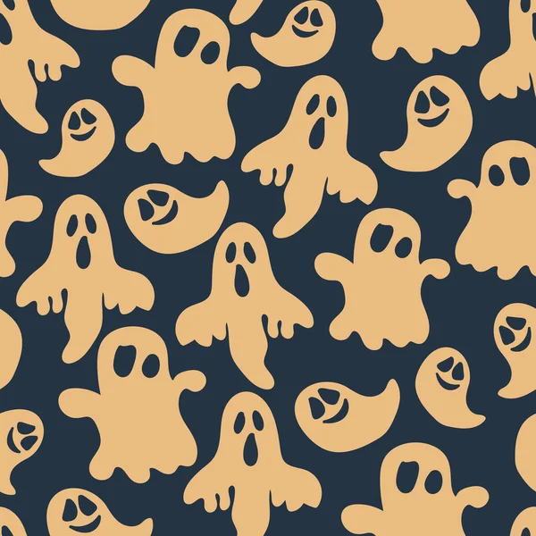 Cadılar Bayramı 'nda hayalet vektörü. Vektör illüstrasyonu