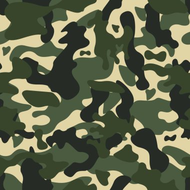 Vektör askeri kamuflaj. Kusursuz bir geçmişi var. - Evet. Vektör çizimi. Askeri kumaş, ordu elbisesi, tema terziliği vs.. 