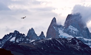 Mount Fitz Roy in Argentina Patagonia clipart