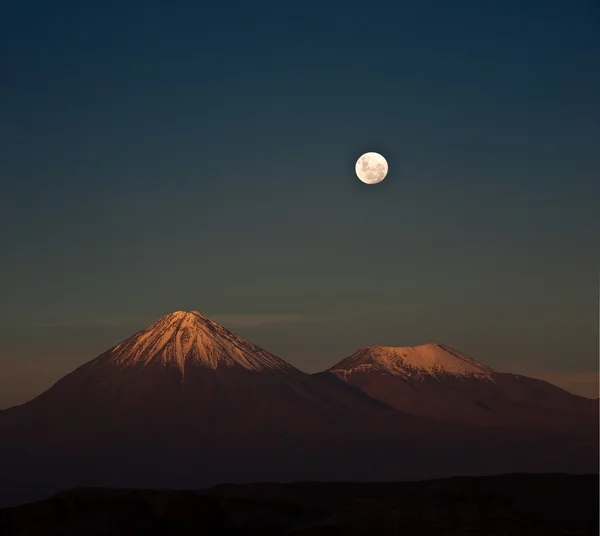 Dolunay moon Valley. Şili Atacama Çölü