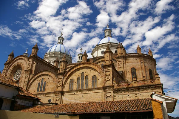 Cathedral Of The Immaculate Conception In Cuenca, Ecuador — Stock Photo, Image