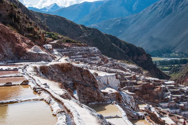 Pre inca traditionele zoutmijn — Stockfoto