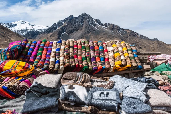 Artigianato nelle Ande del Perù — Foto Stock