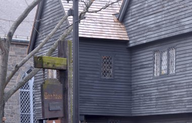 Witch House in Salem, MA, USA clipart