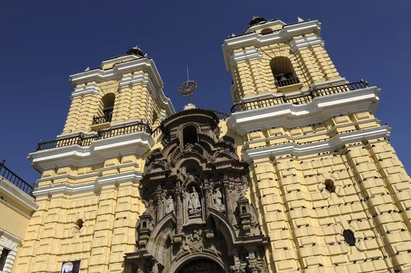 San francisco klášter, centrální lima, peru — Stock fotografie