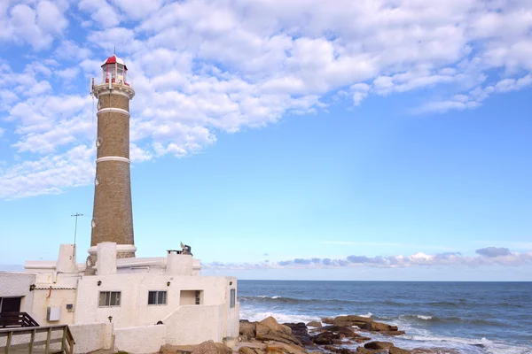 Latarnia morska w jose ignacio w pobliżu punta del este, uruguay — Zdjęcie stockowe