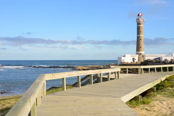 Farol em José Ignacio perto de Punta del Este, Uruguai — Fotografia de Stock