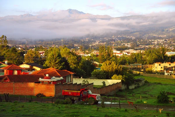 Město v Andách, san rafael, Ekvádoru, Jižní Amerika — Stock fotografie