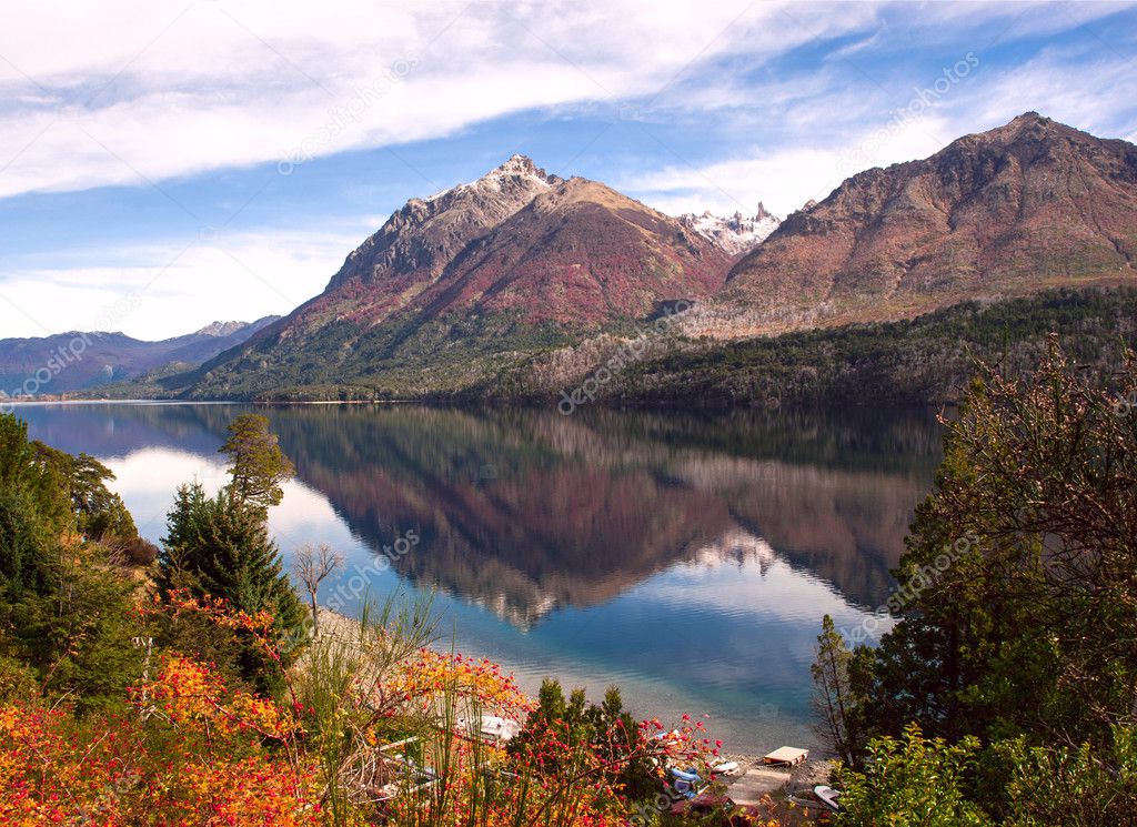 Autumn Colors in Lake Gutierrez, near Bariloche, Patagonia