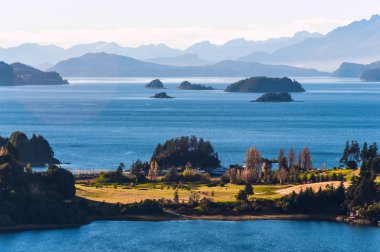 Nahuel Huapi Gölü, Patagonya Arjantin, Bariloche yakınlarında.