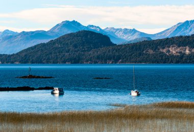 Nahuel Huapi Gölü, Patagonya Arjantin, Bariloche yakınlarında.