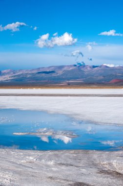 jujuy tuz çölünde Salinas grandes Arjantin And Dağları üzerinde olduğunu