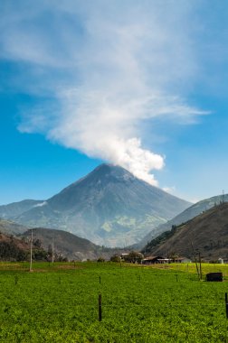 patlama yanardağ: tungurahua, ecuador