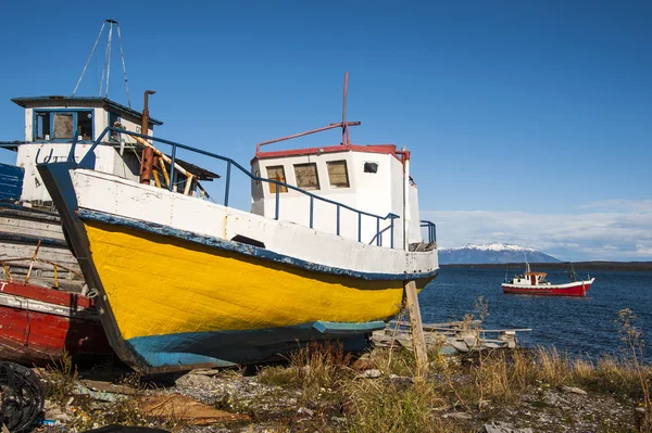Estrecho de Magallanes, Puerto Natales, Patagonia, Chile — Foto de Stock