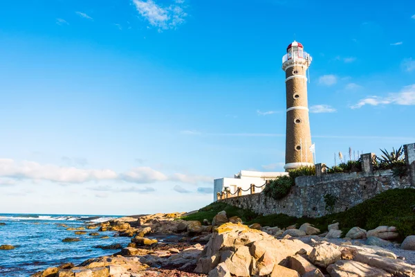 Maják v jose ignacio poblíž punta del este, uruguay — Stock fotografie