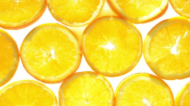 Orange slices — Stock Video