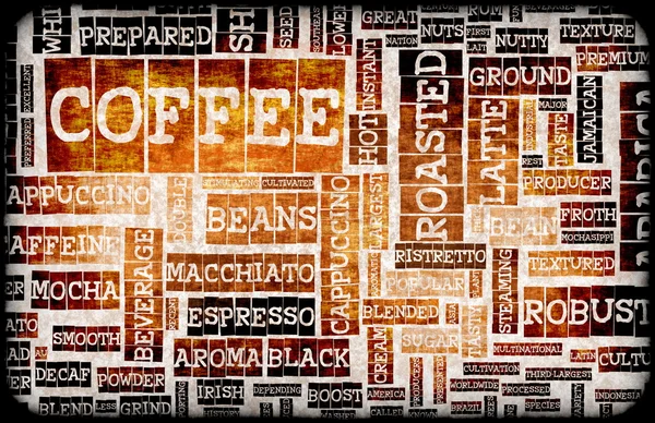 Coffee Menu — Stock Photo, Image