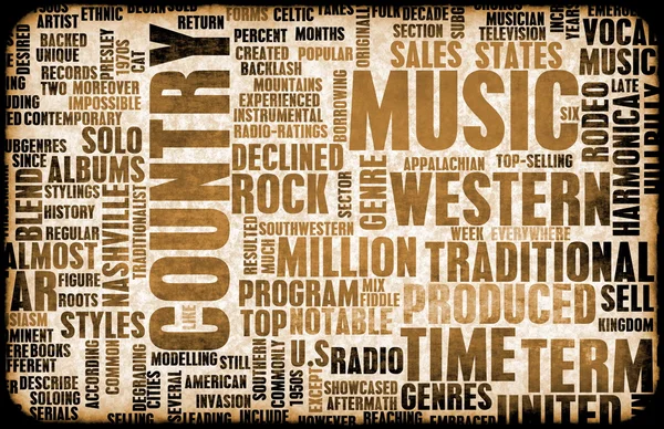 Country müzik — Stok fotoğraf