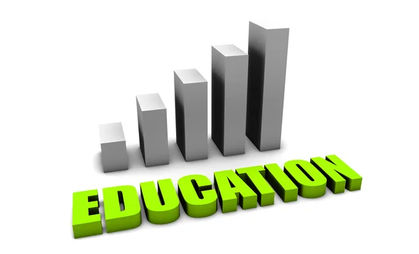 Grön ökar kostnaderna för utbildning — Stockfoto