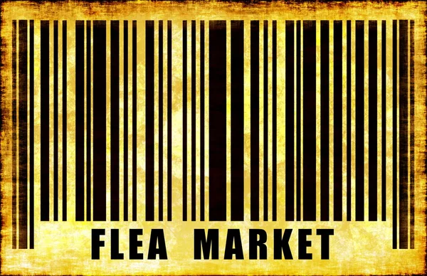 Flea Market Sign — Stock Photo, Image
