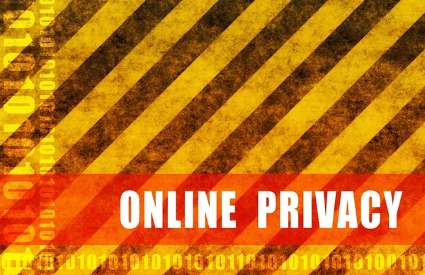 Vie privée en ligne — Photo