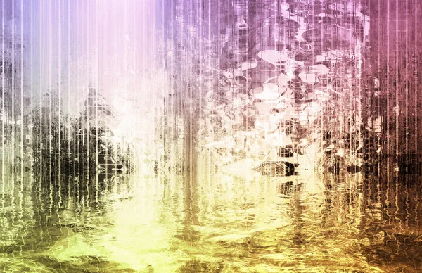 Surreal Soothing Abstract Waterfall View — Stock Photo, Image