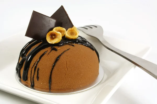 Фантастический шоколадный торт — стоковое фото