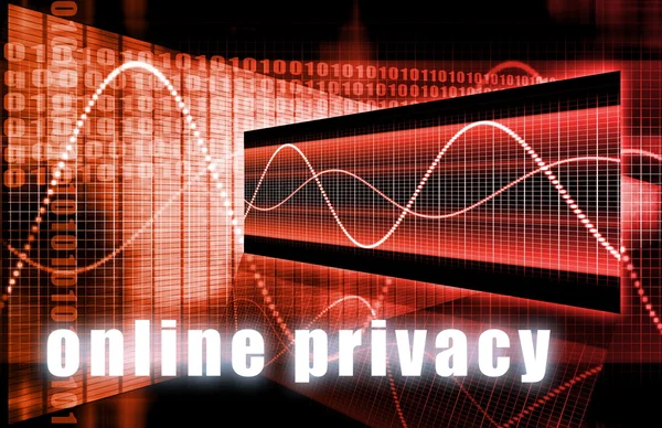 Privacy online — Foto Stock