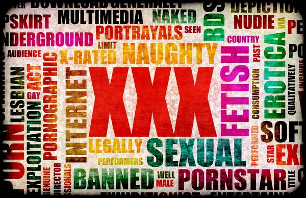 Xxx sex industrie concept — Stockfoto