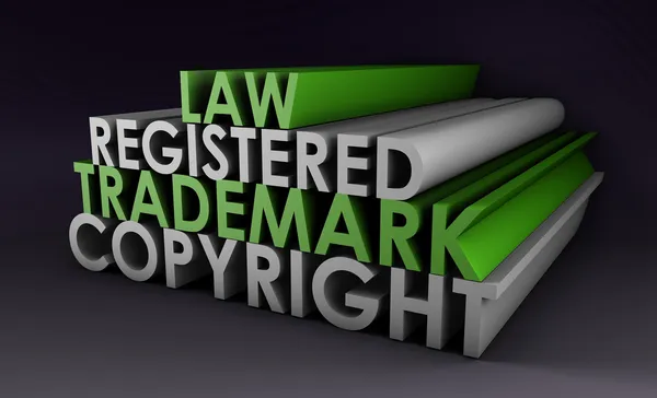 Registered and Copyright Trademark — Stock Photo, Image