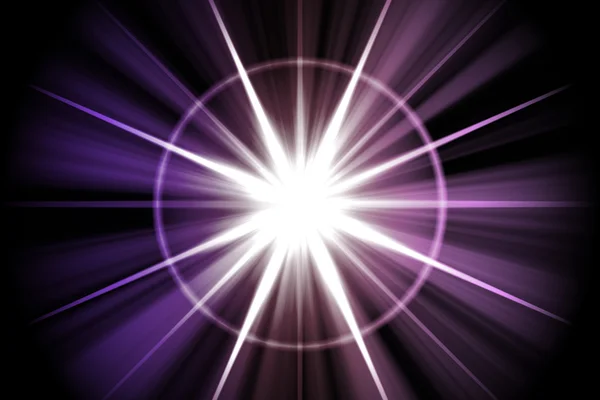 Purple Star Sunburst Abstract — Stock Photo, Image