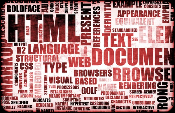 HTML — стоковое фото