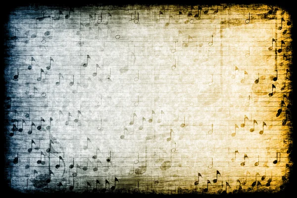 Music Themed Abstract Grunge Background — Stock Photo, Image