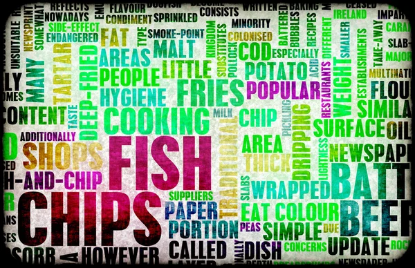 Fish and chips — Stockfoto