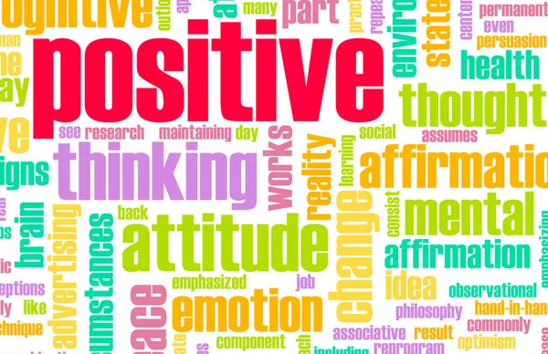 Pozitivní myšlení — Stock fotografie