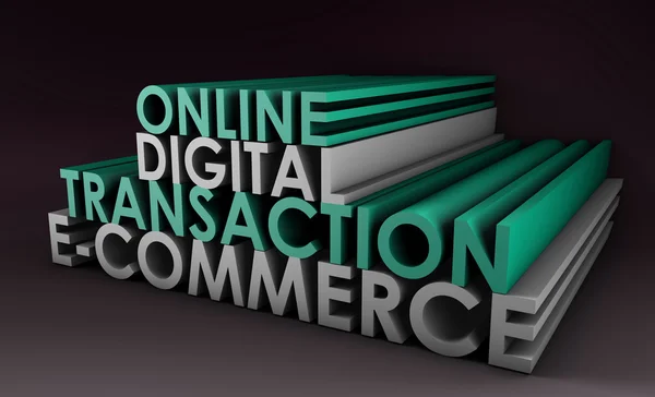 Online Digital Transaction — Stock Photo, Image